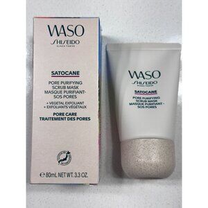 Shiseido Waso Satocane Pore Purifying Scrub Mask 3.3oz Exp 2027 New in Box